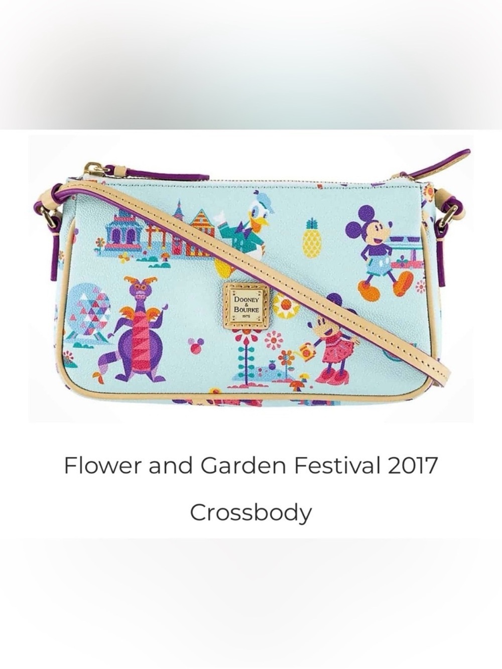 Dooney & Bourke Epcot international flower and garden festival 2017 Crossbody - Picture 3 of 13